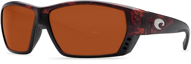Picture of Costa Tuna Alley Sunglasses, Copper 580P Lens, Tortoise Nylon Frame