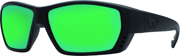 Picture of Costa Tuna Alley Sunglasses, Green Mirror 580P Lens, Blackout Nylon Frame