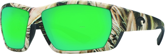 Picture of Costa Tuna Alley Sunglasses, Green Mirror 580P Lens, Mossy Oak Shadow Grass Blades Camo Nylon Frame