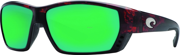 Picture of Costa Tuna Alley Sunglasses, Green Mirror 580P Lens, Tortoise Nylon Frame