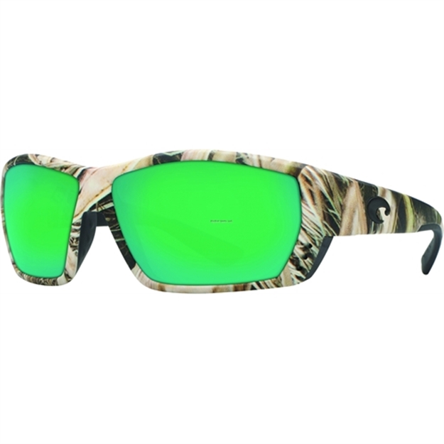 Picture of Costa Tuna Alley Sunglasses, Green Mirror Glass Lens, Mossy Oak Shadow Grass Blades Camo Nylon Frame