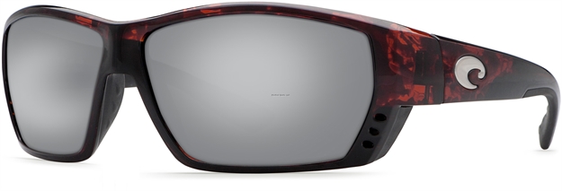 Picture of Costa Tuna Alley Sunglasses, Silver Mirror Glass- W580 Lens, Tortoise Nylon Frame