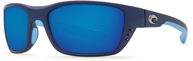 Picture of Costa Whitetip Sunglasses, Blue Mirror 580P Lens, Matte Heron Nylon Frame