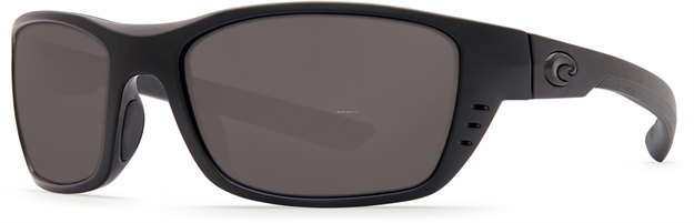 Picture of Costa Whitetip Sunglasses, Gray 580P Lens, Blackout Nylon Frame