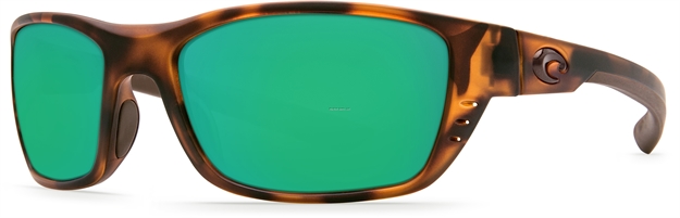 Picture of Costa Whitetip Sunglasses, Green Mirror Glass - W580 Lens, Retro Tortoise Nylon Frame