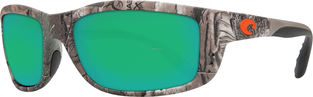 Picture of Costa Zane Sunglasses, Green Mirror Glass - W580 Lens, Realtree Xtra Camo Nylon Frame
