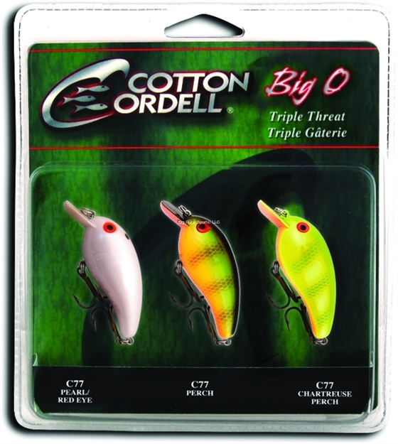 Picture of Cotton Cordell Big O Triple Threat Crankbait 3Pk-