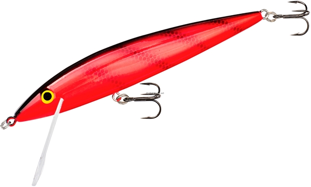 Picture of Cotton Cordell Deep CC Minnow, 4 In, 7/16 Oz, Fluorescent Red Black