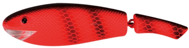 Picture of Cotton Cordell Jointed Wally Diver Crankbait, 2 3/4", 1/4 Oz, Fluorescent Red/Black, Floating