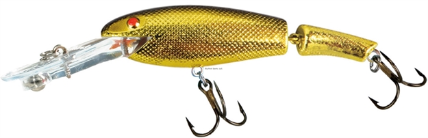 Picture of Cotton Cordell Jointed Wally Diver Crankbait, 2 3/4", 1/4 Oz, Gold/Black, Floating