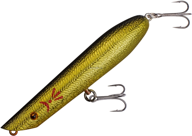 Picture of Cotton Cordell Pencil Popper, 4.5 In, 3/4 Oz, Gold Black Back