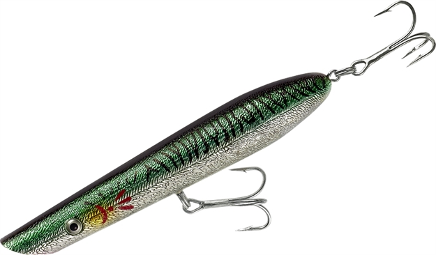 Picture of Cotton Cordell Pencil Popper Topwater Bait, 7", 2 Oz, Green Mackerel, Topwater