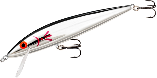 Picture of Cotton Cordell Shallow CC Minnow, 4 In, 5/16 Oz, Chrome Black Back