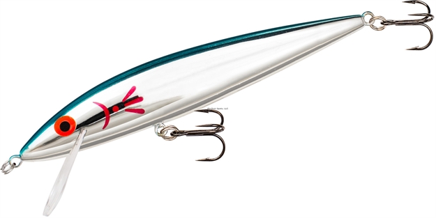 Picture of Cotton Cordell Shallow CC Minnow, 4 In, 5/16 Oz, Chrome Blue Back