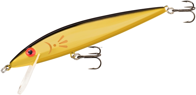 Picture of Cotton Cordell Shallow CC Minnow, 4 In, 5/16 Oz, Gold Black Back