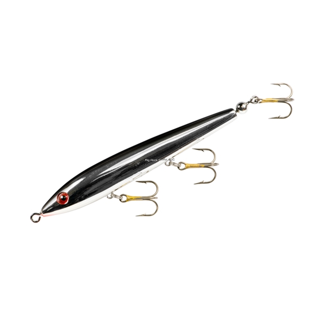 Picture of Cotton Cordell Tail Weighted Boy Howdy, 4 1/2", 3/8Oz, #4 Hooks, Chrome/Back Back