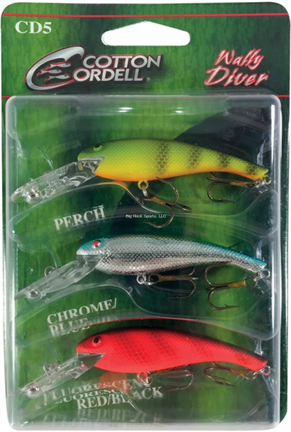 Picture of Cotton Cordell Wally Diver 3 Pack, 2.5 In, 1/4 OZ