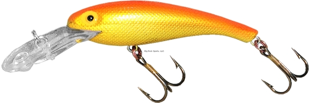 Picture of Cotton Cordell Wally Diver Crankbait, 2 1/2", 1/4 Oz, Chrome/Blackback, Floating