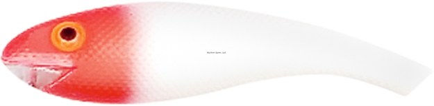 Picture of Cotton Cordell Wally Diver Crankbait, 3 1/8", 1/2 Oz, White/Read Head, Floating