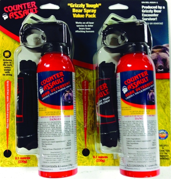 Picture of Counter Assault Bear Deterrent Pepper Spray 8.1Oz Twin PK Value Pack