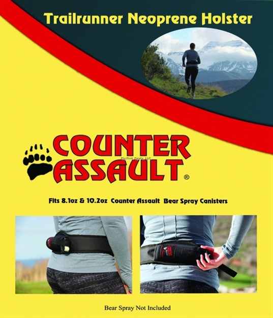 Picture of Counter Assault Trail Runners Neoprene Bear Deterrent Holster Belt-Size Small/Medium