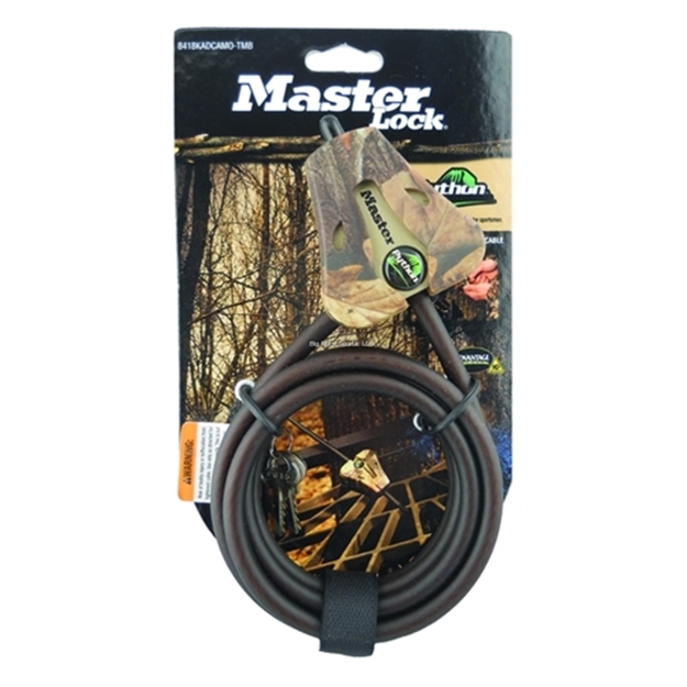 Picture of  Covert Scouting Cameras 2151 Master Lock Python Security Cable Fits Covert Bear/Security Safes 6' Long Camo 898079002151
