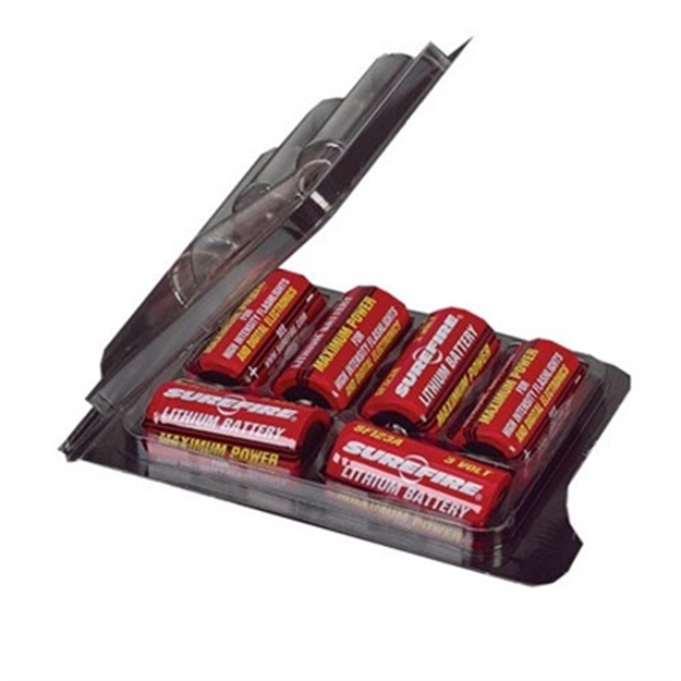Picture of  Surefire Sf6bc 123A Batteries  Red/Black 3.0 Volts 1,500 Mah (6) Single Pack Clamshell 084871310901
