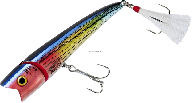 Picture of Creek Chub Knuckle Head JR Popper, 4", 5/8Oz, Threadfin Shad, Floating