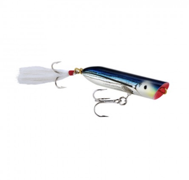Picture of Creek Chub Striper Strike Popper, 3.50", 3/4Oz, Baby Blue Fish, Sinking