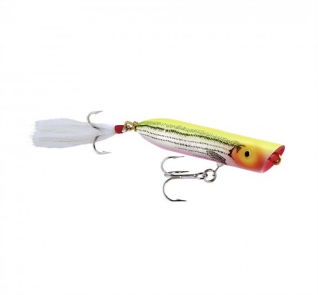 Picture of Creek Chub Striper Strike Popper, 3.50", 3/4Oz, Pink Chartreuse, Sinking