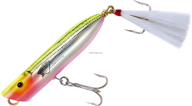 Picture of Creek Chub Striper Strike Popper, 4.25", 1 1/2Oz, Pink Chartreuse, Sinking
