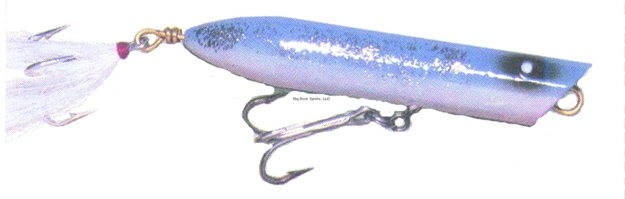 Picture of Creek Chub Striper Strike Popper, 5", 2 1/8 Oz, Black/Red Eye, Sinking