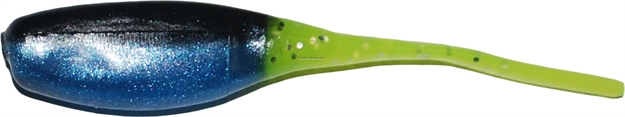 Picture of Creme Lures Burke Crappie Shad Black/Blue/Chart, 2" 8/Pack
