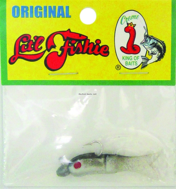Picture of Creme Lures Lit'l Fishie Minnow, 1 1/2", 1/16 Oz, Pearl Gray, 1/Pack
