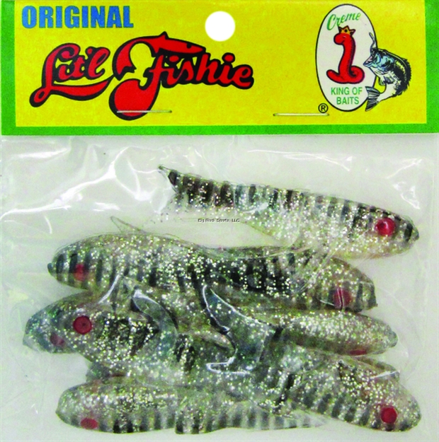 Picture of Creme Lures Lit'l Fishie Minnow, 2 1/2", 1/4 Oz, Ghost Minnow, Floating, 10/Pack