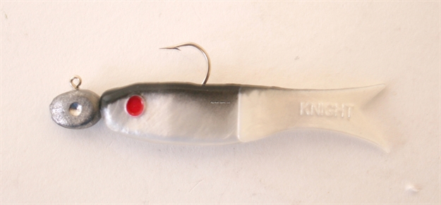 Picture of Creme Lures Lit'l Fishie Minnow, 2 1/2", 1/4 Oz, Pearl Gray, 1/Pack