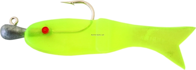 Picture of Creme Lures Lit'l Fishie Minnow, 3 1/2", 3/8 Oz, Chartreuse, 1/Pack