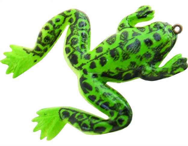 Picture of Creme Lures Medium Green Frog, 2/Pack