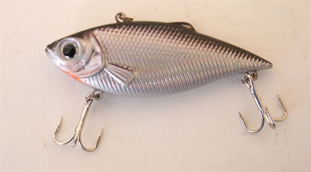 Picture of Creme Lures Pond Favorites Lipless Crankbait, 2 1/2", Black Purple Back, Sinking, 1/Pack