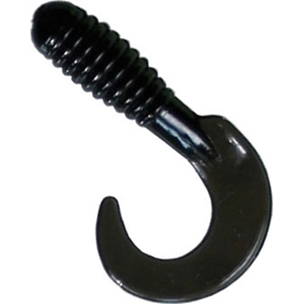 Picture of Creme Lures ST 2" Curl Tail Grub Black