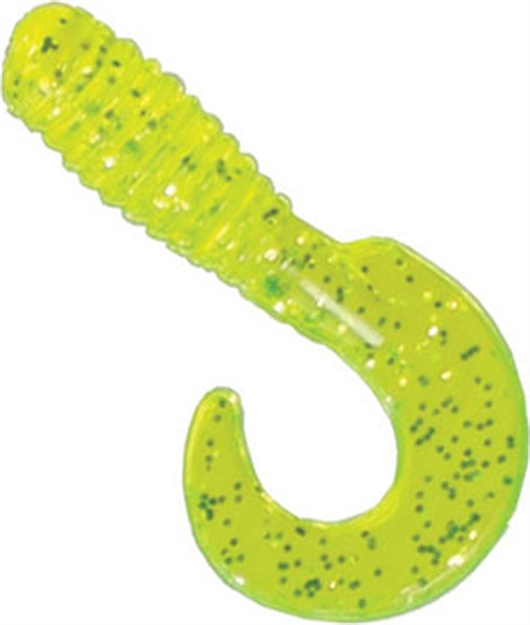 Picture of Creme Lures ST 2" Curl Tail Grub Cht/Sil