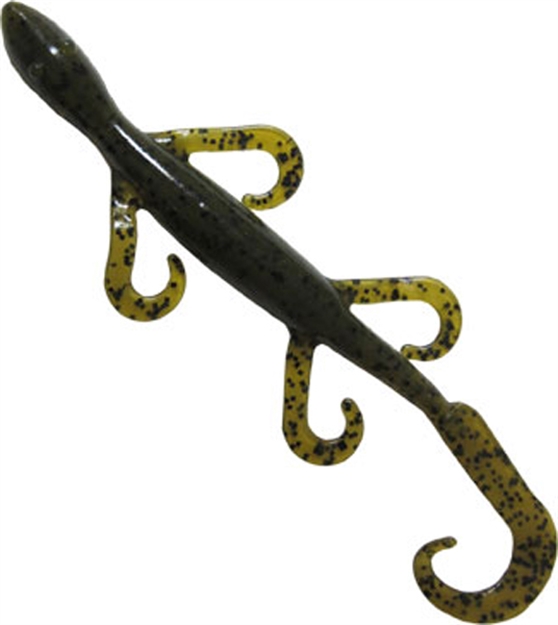 Picture of Creme Lures Stick Worm, 6", Green Pumpkin, 7/Pack