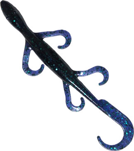 Picture of Creme Lures Stick Worm, 6", Junebug, 7/Pack