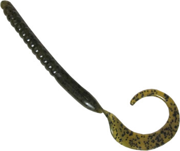Picture of Creme Lures Stick Worm, 7", Green Pumpkin, 8/Pack