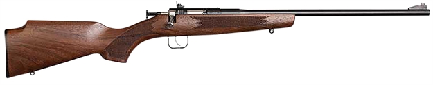 Picture of  Crickett 00002 Deluxe The Original Youth Deluxe Single Shot 16.10" Blued Tapered Barrel, Blued Steel Receiver, Fixed American Walnut Stock, EZ Loader 645221000028
