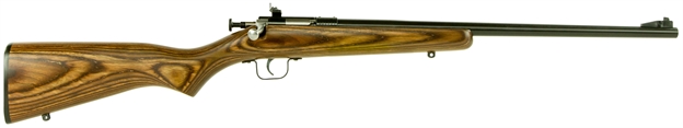 Picture of Keystone Crickett Bolt Action Youth Rifle, 22 Lr, Single Shot, 16.125" Blued Barrel, EZ Loader, Scope Mount, Brown Laminate Stock KSA2255
