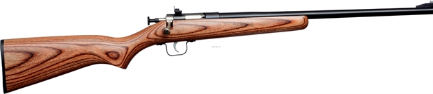 Picture of Crickett, Keystone Youth Rifle, 22Wmr, Single Shot, 16.125" Blued Barrel, EZ Loader, Scope Mount, Brown Laminate Stock
