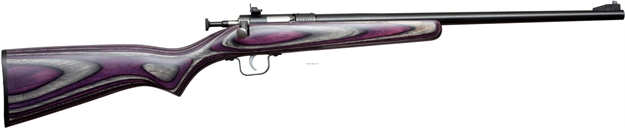 Picture of Crickett, Keystone Youth Rifle, 22Wmr, Single Shot, 16.125" Blued Barrel, EZ Loader, Scope Mount, Purple Laminate Stock