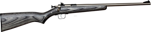 Picture of Crickett, Keystone Youth Rifle, 22Wmr, Single Shot, 16.125" SS Barrel, EZ Loader, Scope Mount, Black Laminate Stock