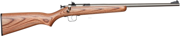 Picture of Crickett, Keystone Youth Rifle, 22Wmr, Single Shot, 16.125" SS Barrel, EZ Loader, Scope Mount, Brown Laminate Stock